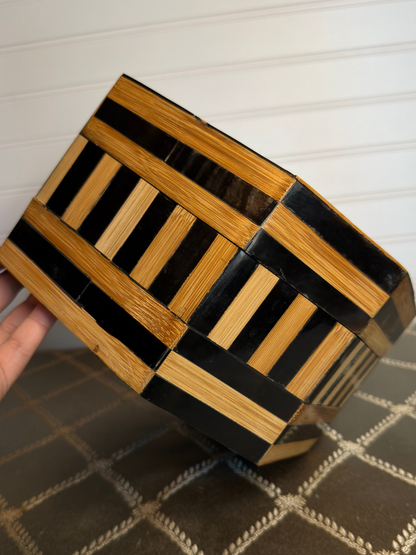 Large Octagonal Checkerboard Pattern Box