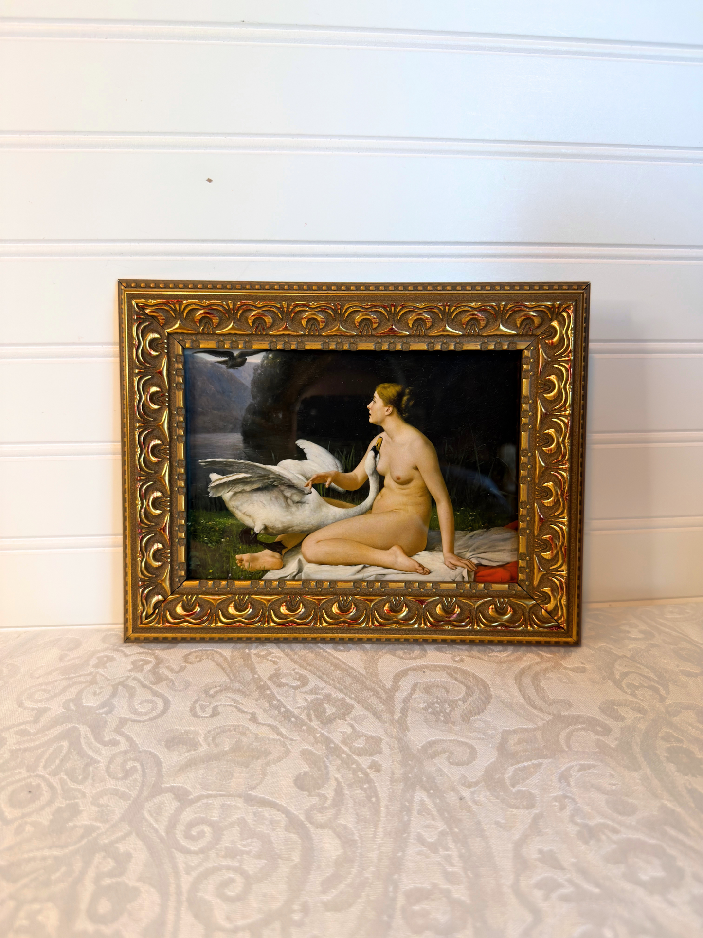 Framed Leda & Swan Giclee Print