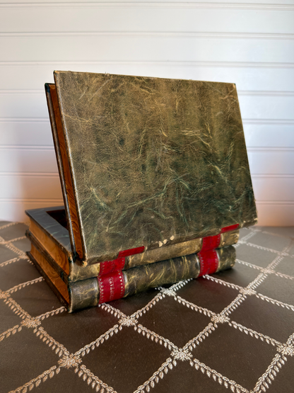 Shakespeare Stacked Leather Books Box