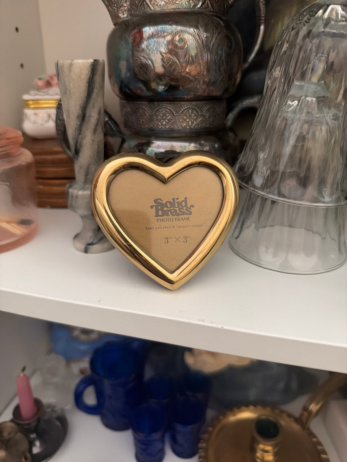 Brass Heart Frame