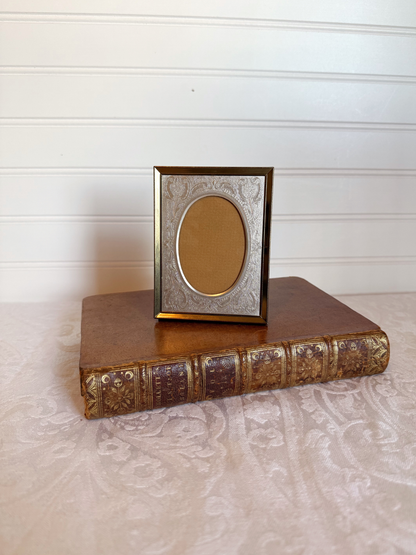 Gold  & Silver Metal Frame