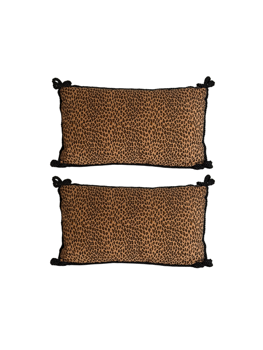Leopard Print Throw Pillows