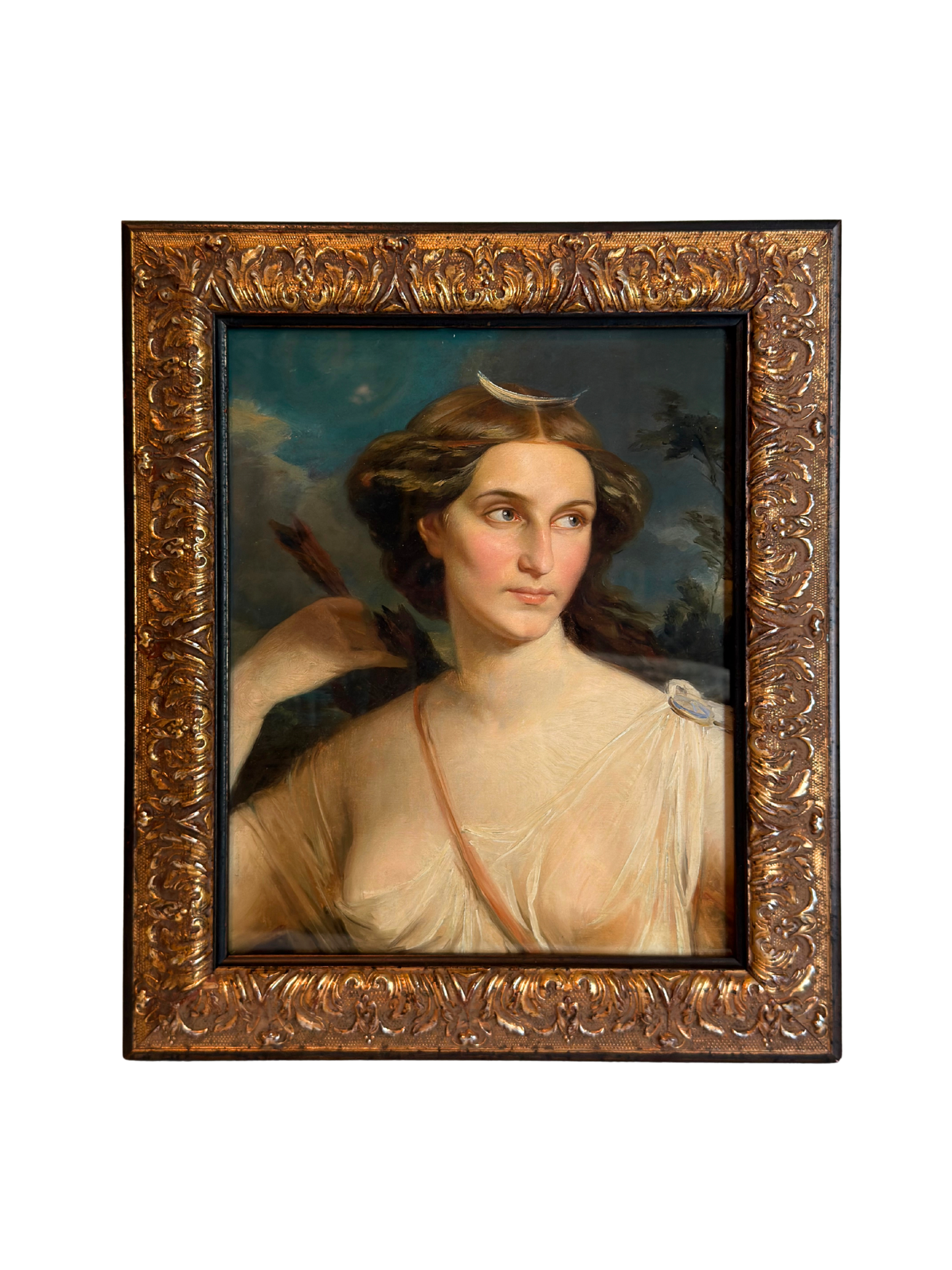 Framed Goddess Diana Giclee Print