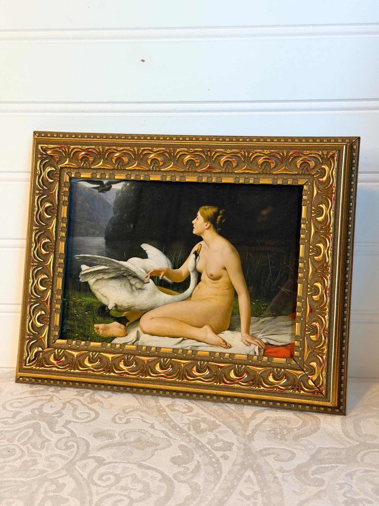 Framed Leda & Swan Giclee Print