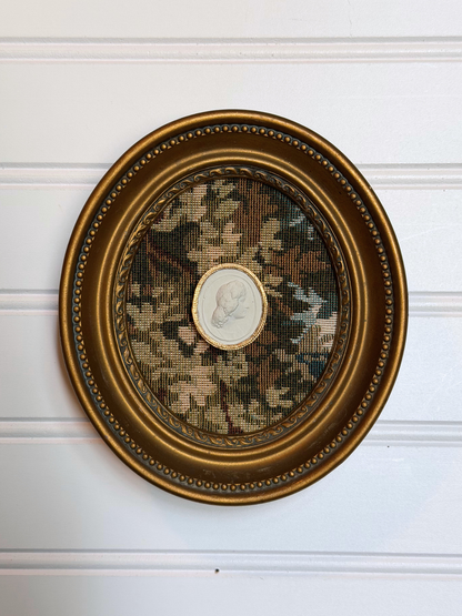 Framed Goddess Melpomene Intaglio
