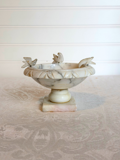 Italian Alabaster Bird Bath