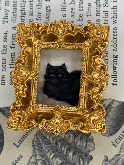 Mini Black Cat Magnet #1