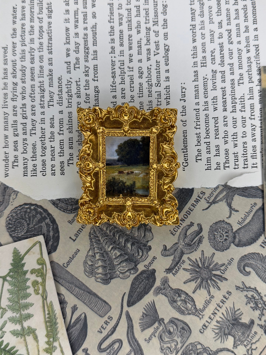 Mini Cows Landscape Magnet