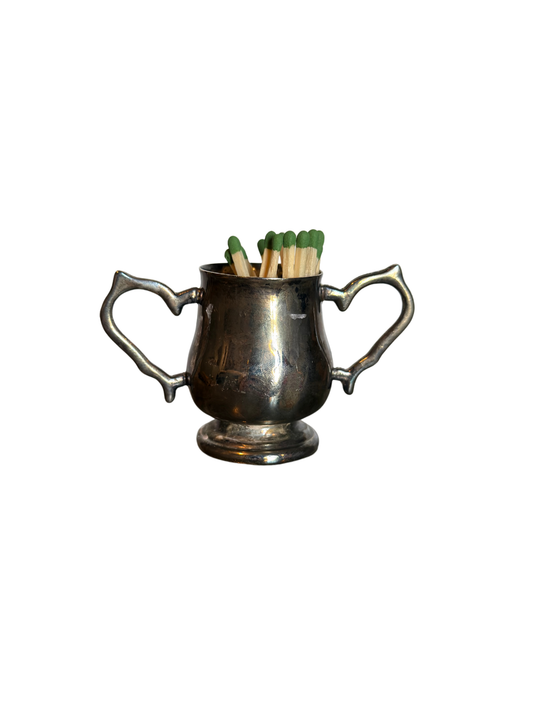 Silver Plated Matchstick Holder
