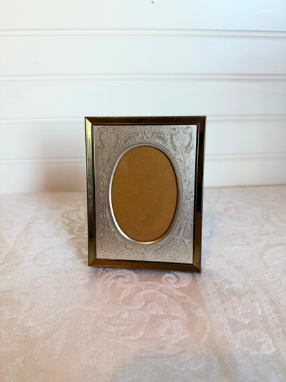 Gold  & Silver Metal Frame