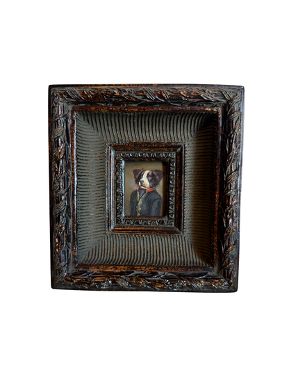 Portrait Of A Dog Painting