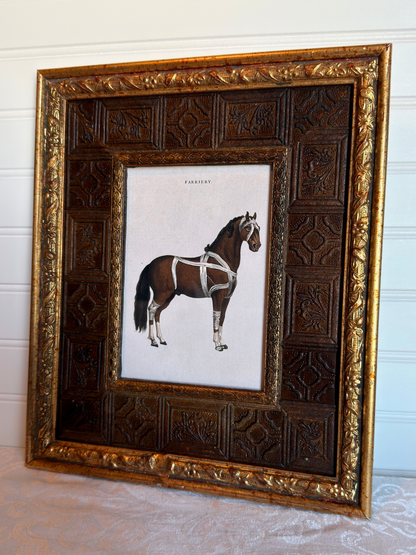 Framed Horse Print