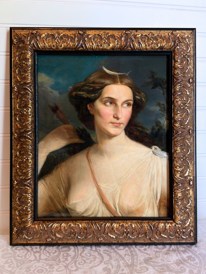 Framed Goddess Diana Giclee Print