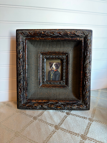 Portrait Of A Dog Painting