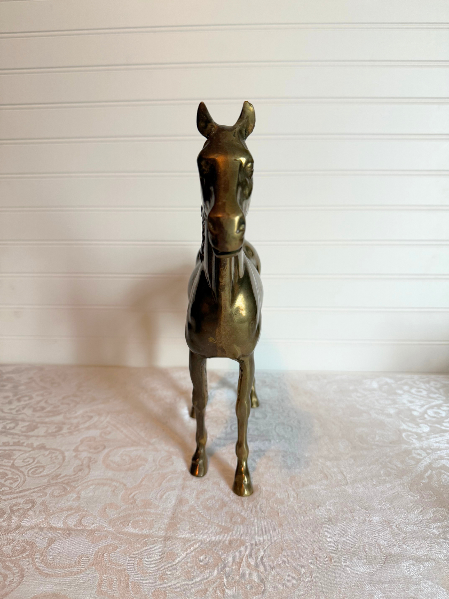 Heavy Solid Brass Horse