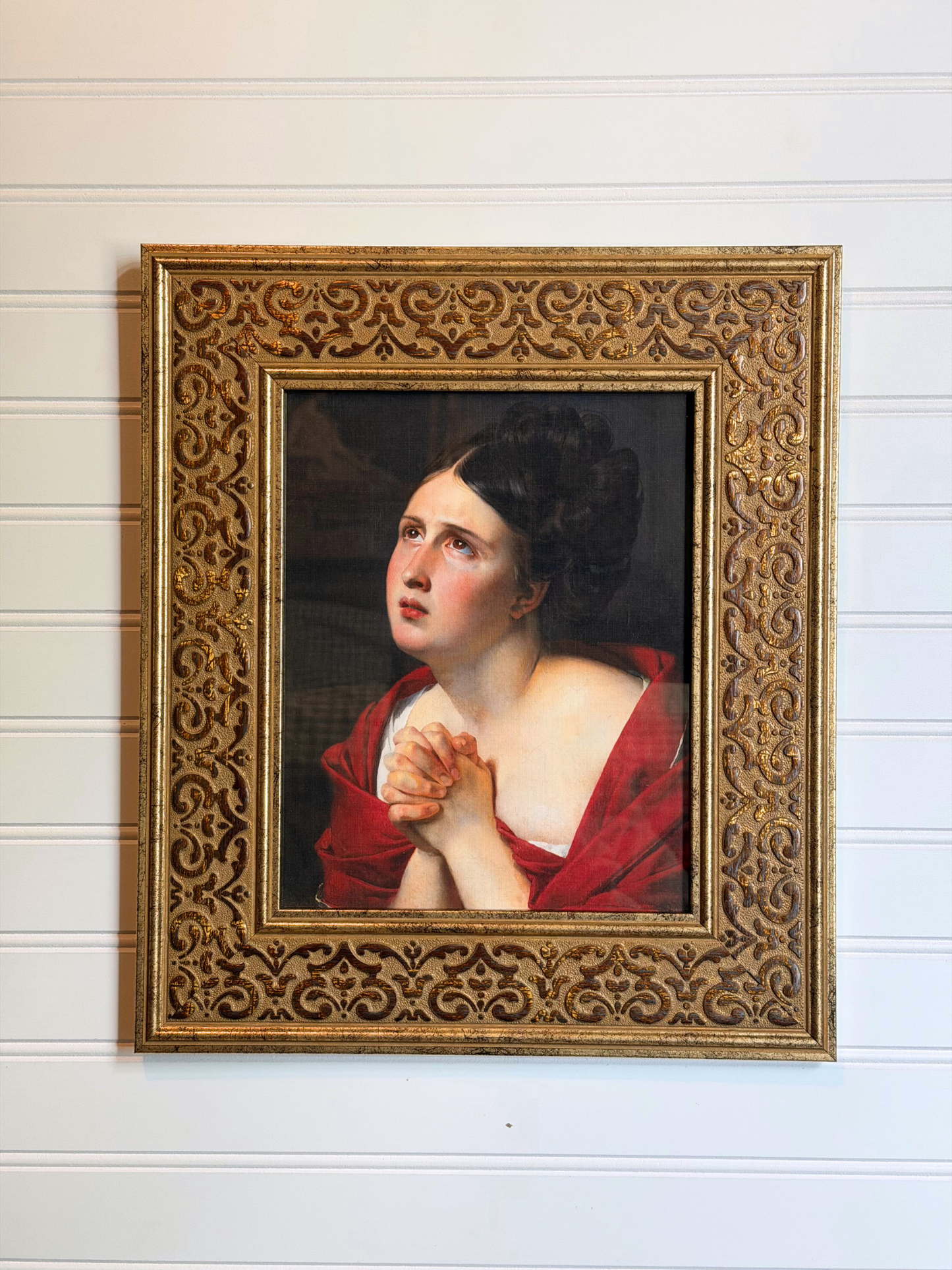 Framed La Suppliante Print