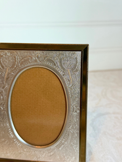 Gold  & Silver Metal Frame
