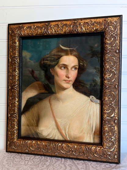 Framed Goddess Diana Giclee Print