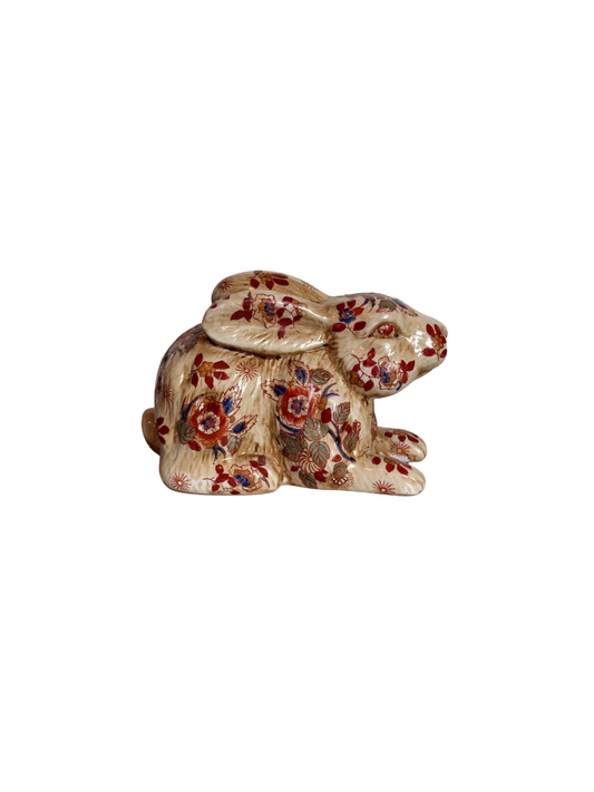 Floral Porcelain Bunny