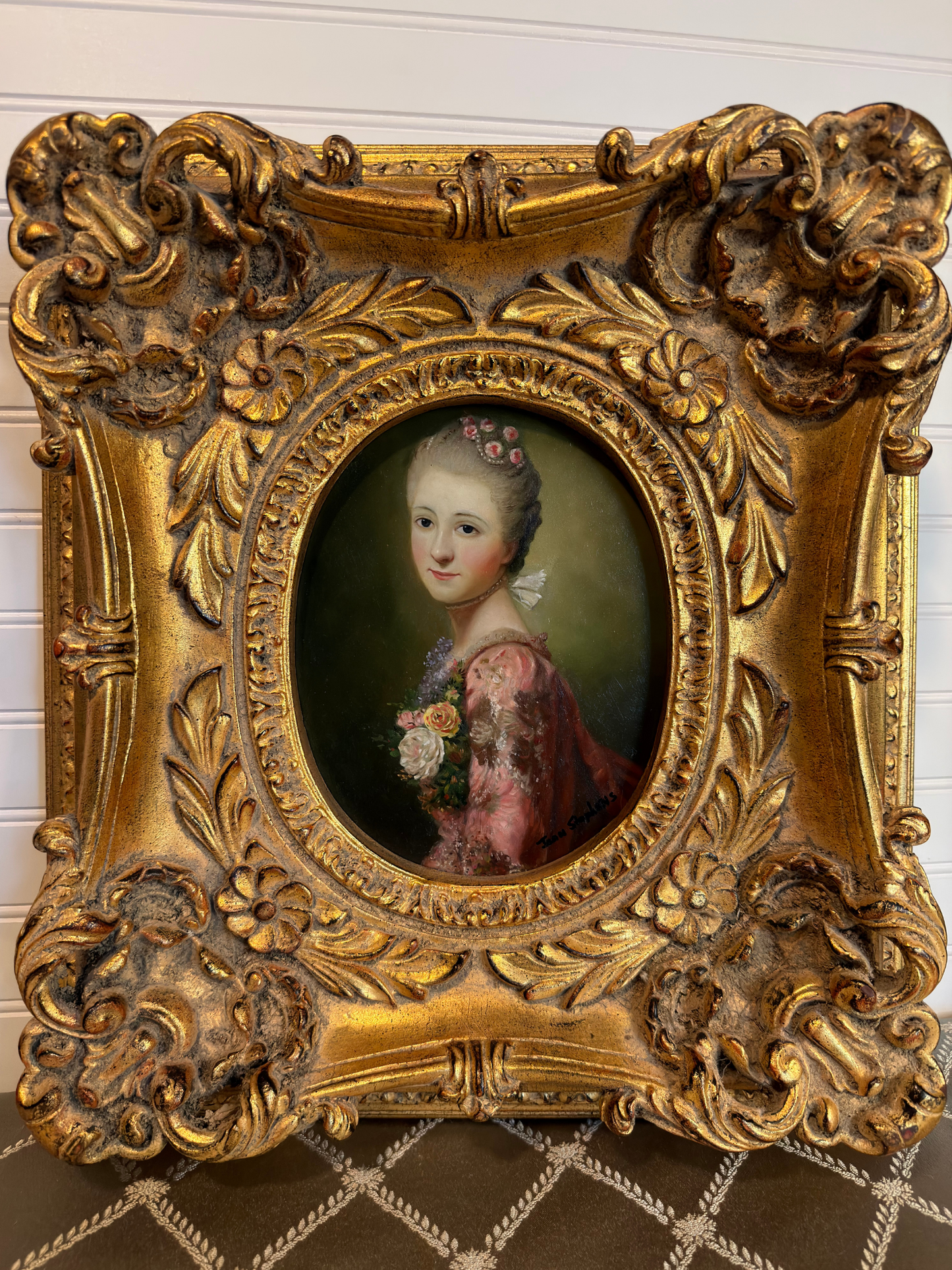 Portrait of a Lady Reproduction Painting (Reserved)