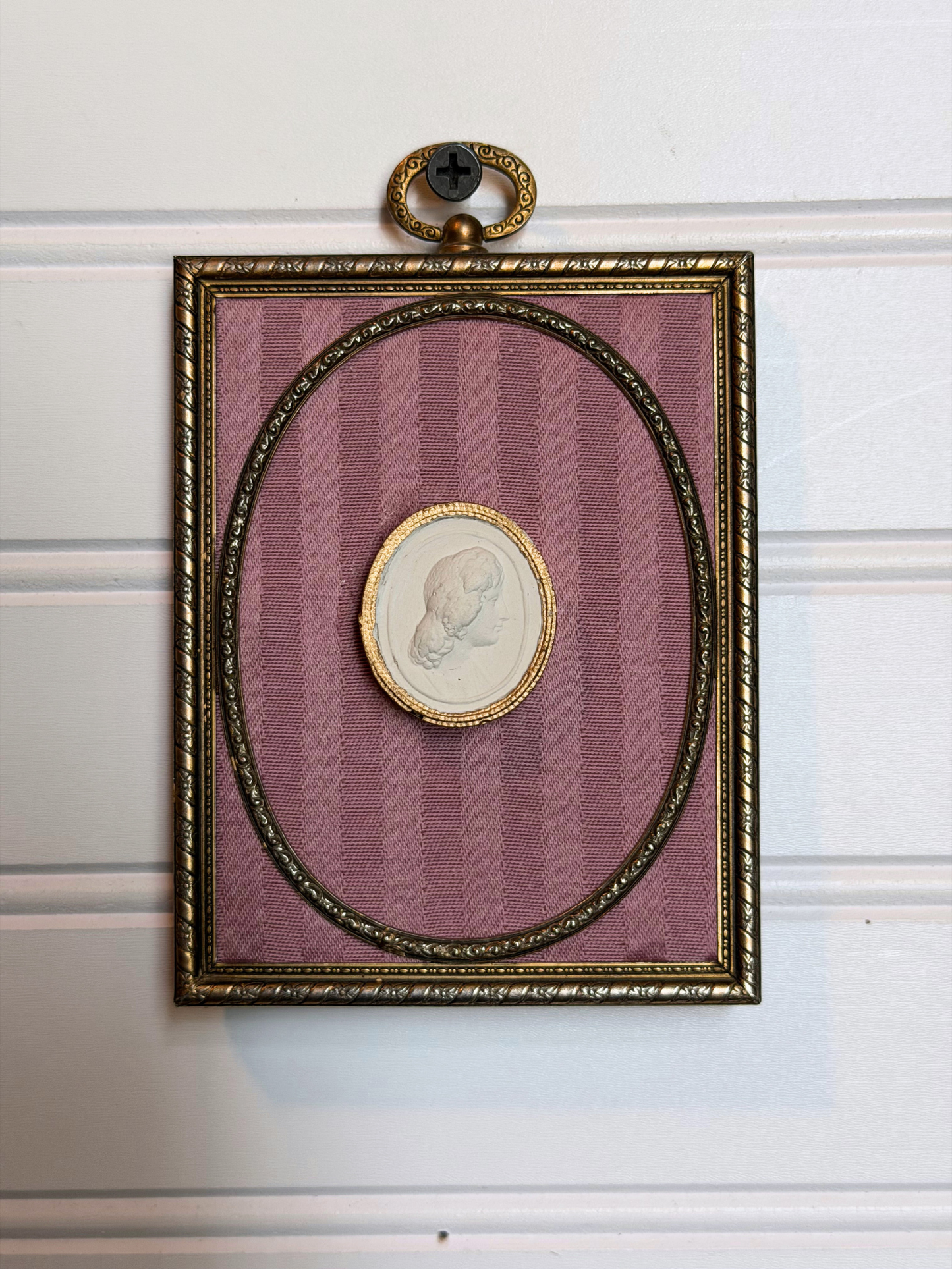 Framed Goddess Melpomene Intaglio