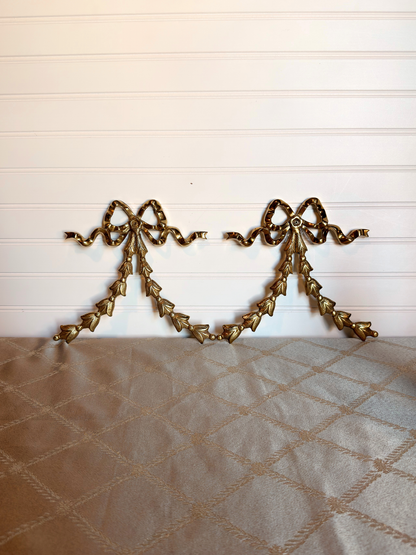 Brass Bow Applique
