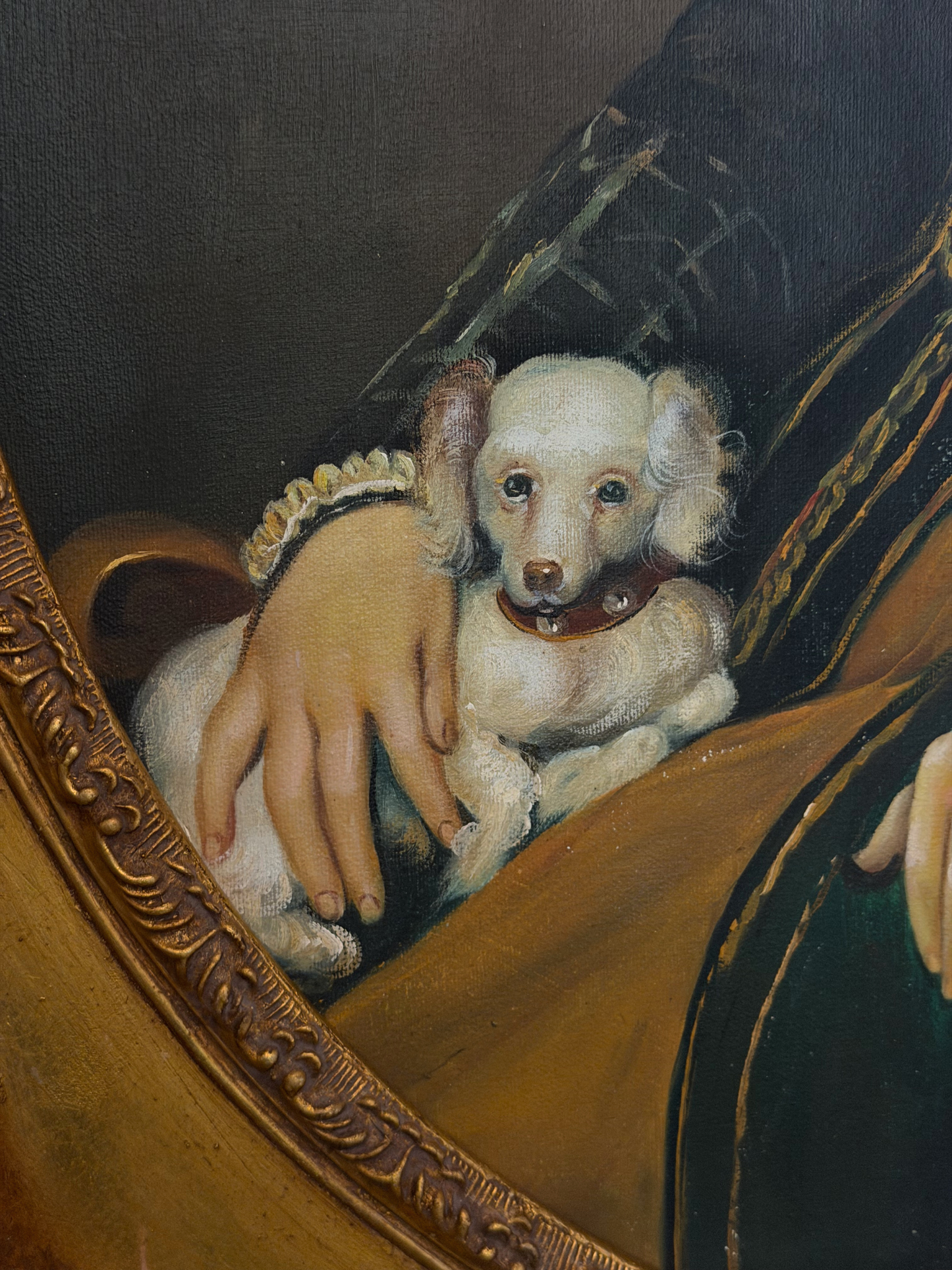 Portrait Of A Seated Lady Painting