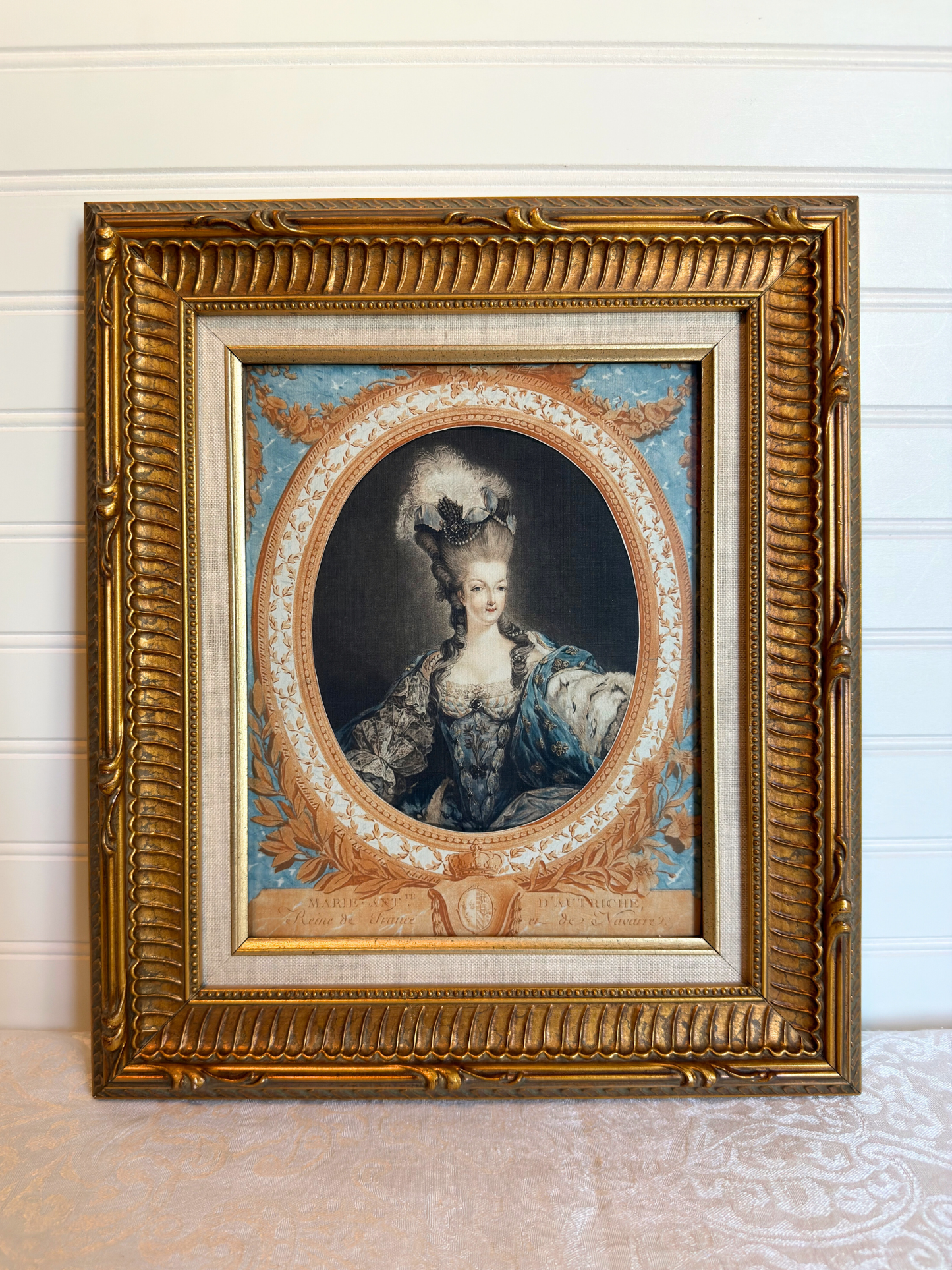 Framed Marie Antoinette Print