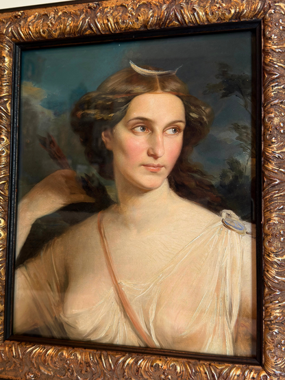 Framed Goddess Diana Giclee Print