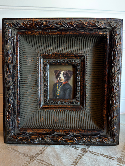 Portrait Of A Dog Painting