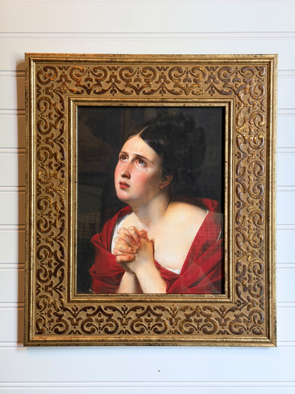Framed La Suppliante Print