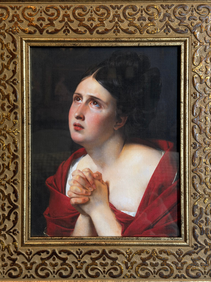 Framed La Suppliante Print