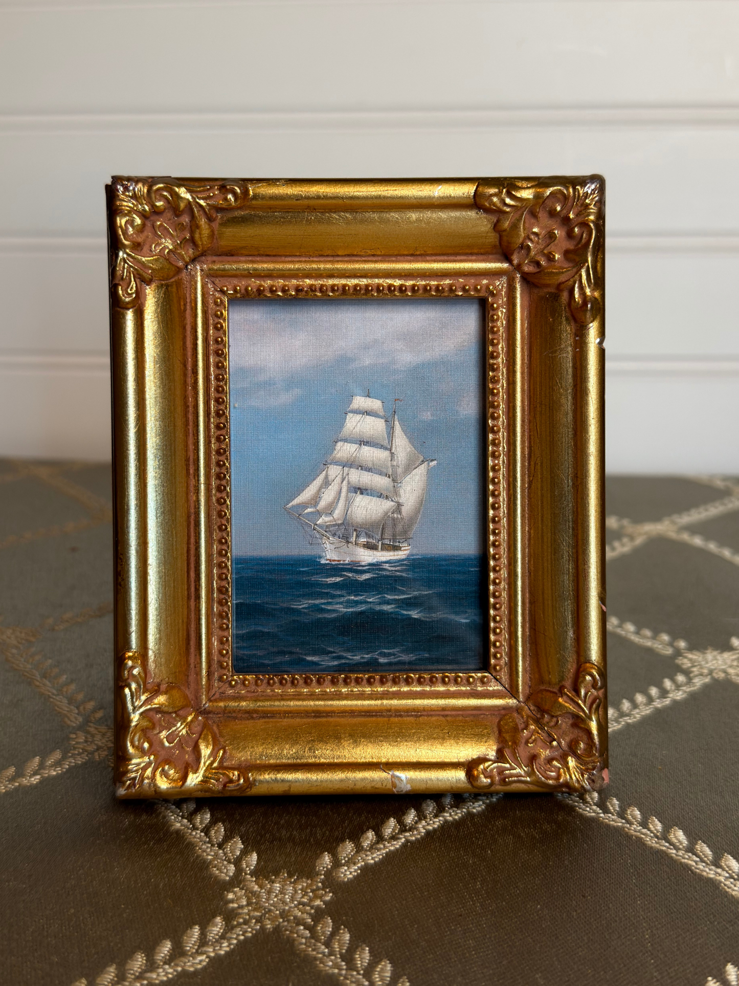 Framed Sailing Ship Print