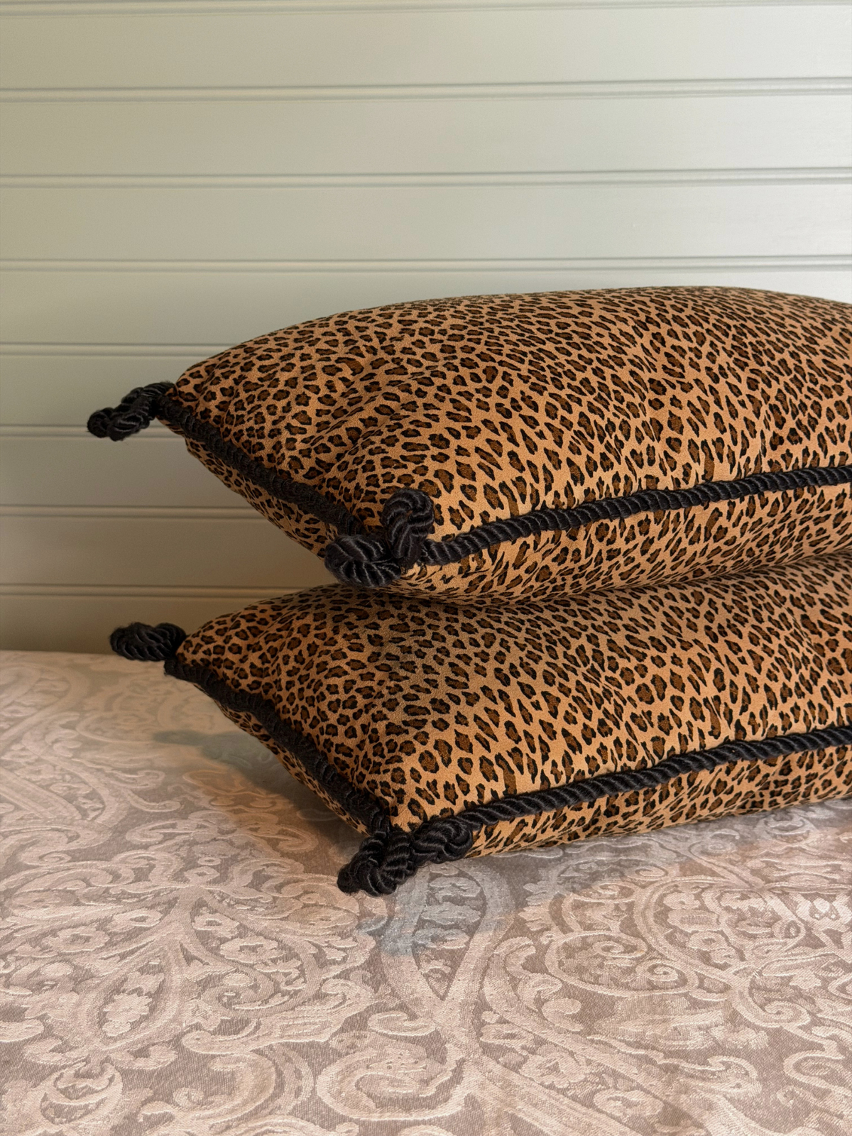 Leopard Print Throw Pillows