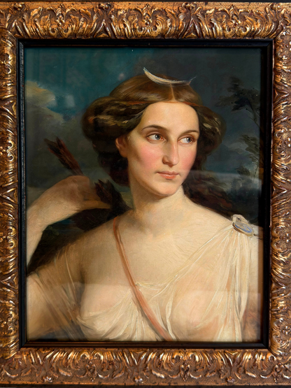 Framed Goddess Diana Giclee Print
