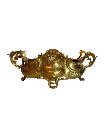 Ornate Brass Jardiniere