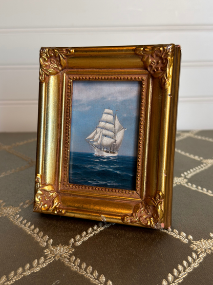 Framed Sailing Ship Print