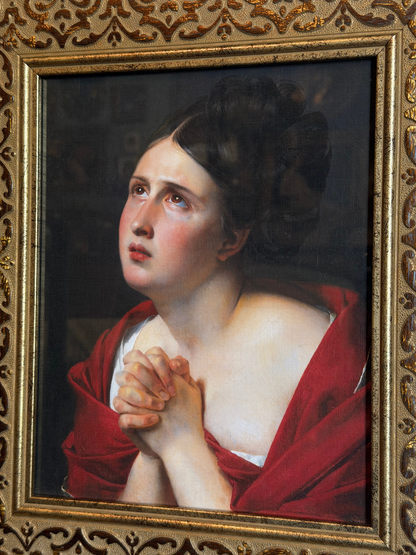 Framed La Suppliante Print