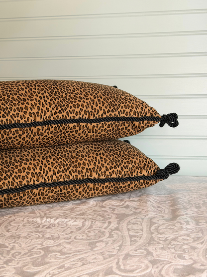 Leopard Print Throw Pillows