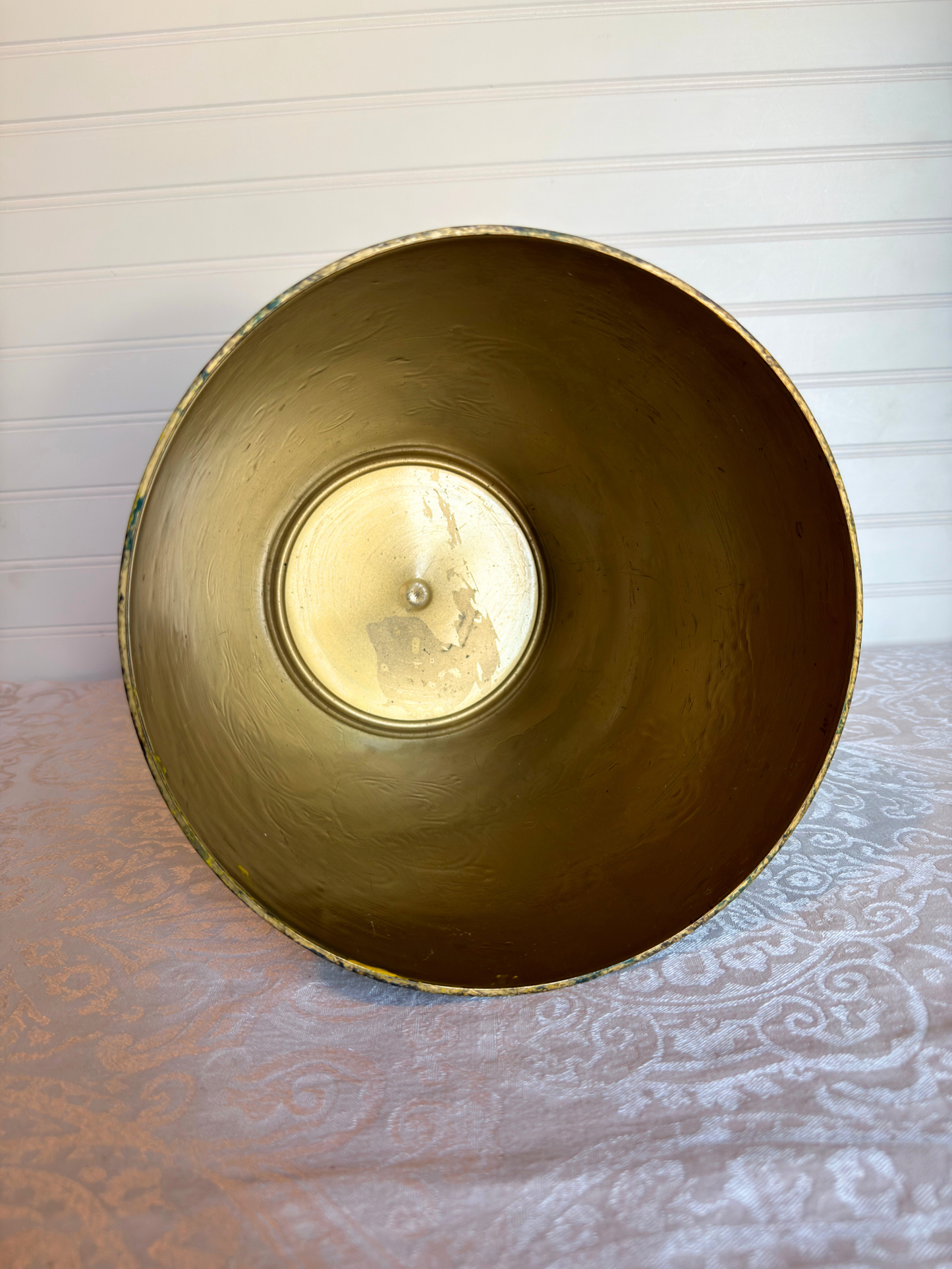 inside of Decorative wastebasket 