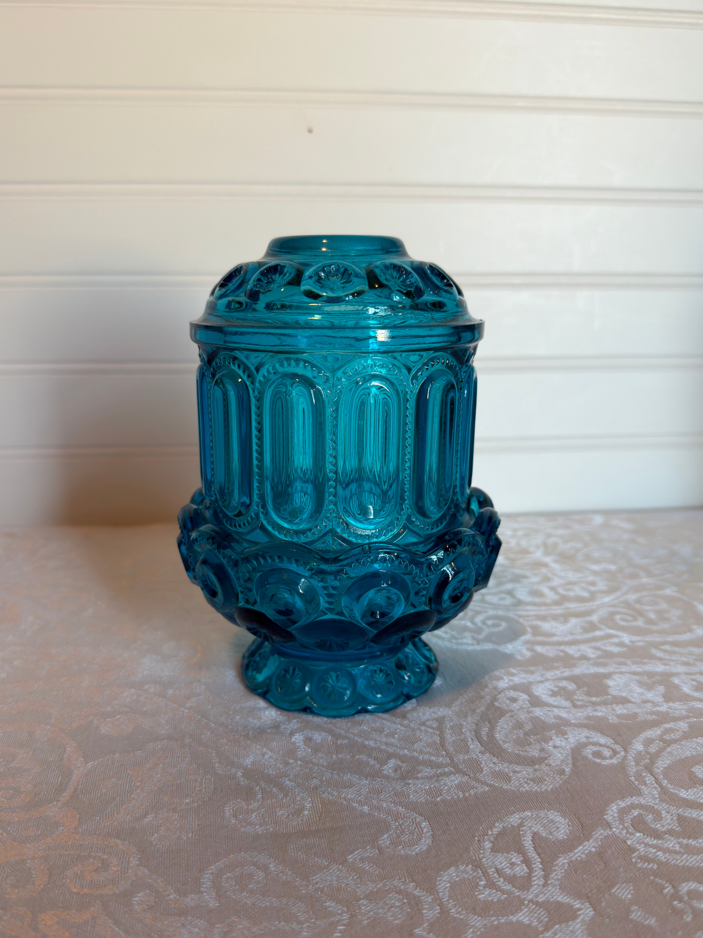 L.E. Smith Moon & Star Fairy Lamp