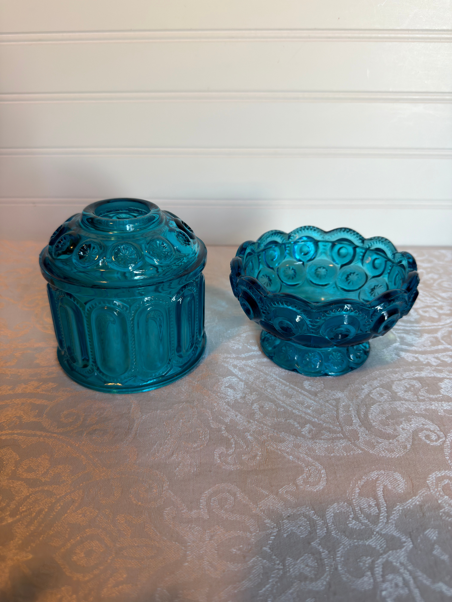 L.E. Smith Moon & Star Fairy Lamp