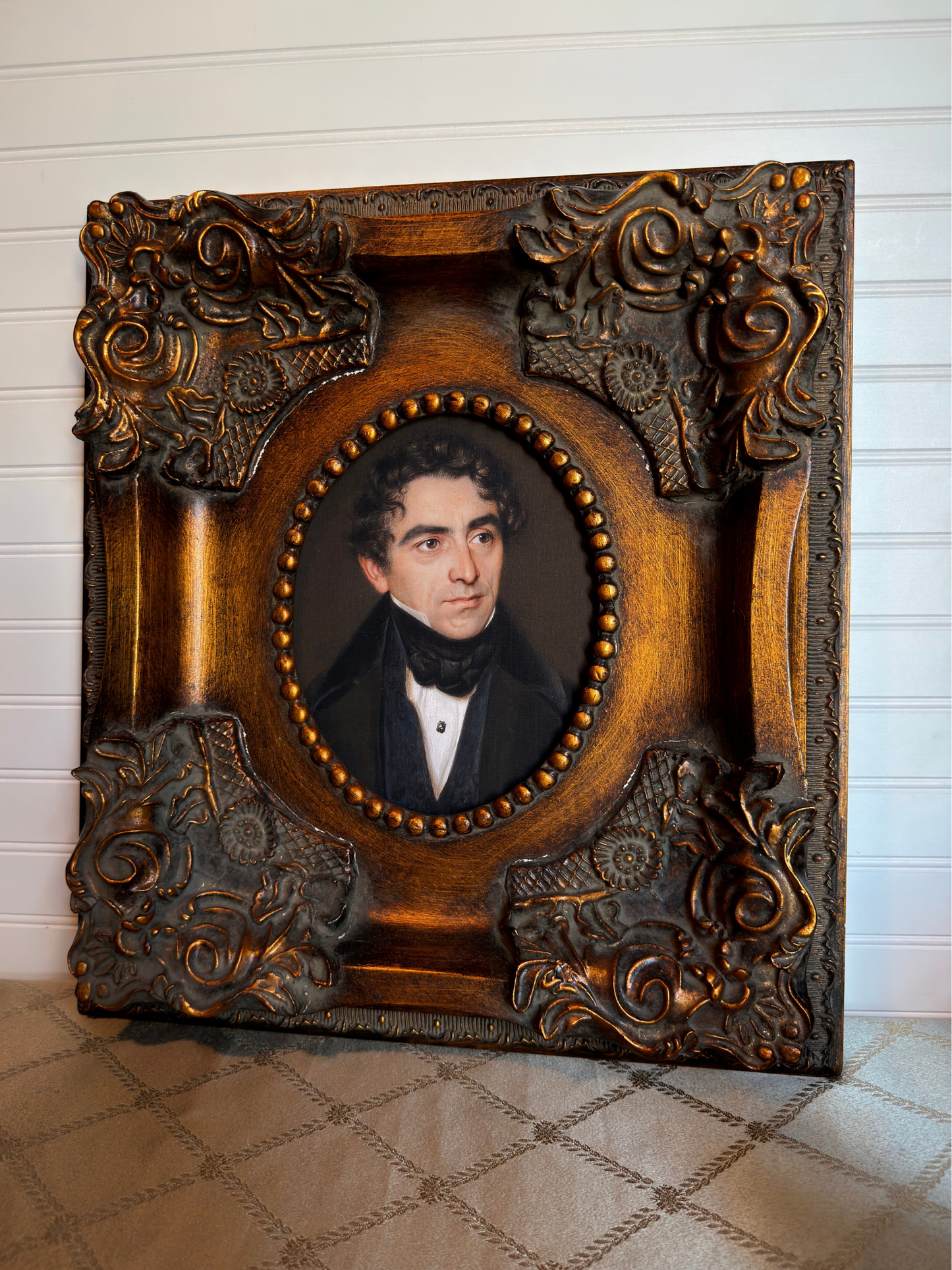 Framed Portrait Of A Gentleman Print