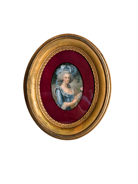 Framed Marie Antoinette Lithograph