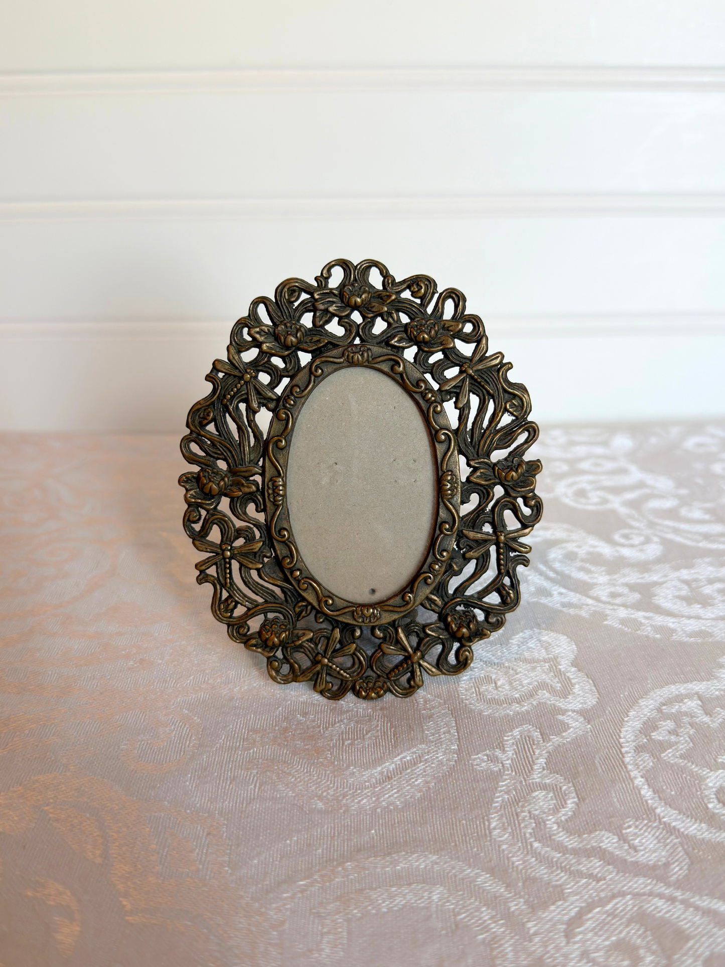 Floral & Dragonfly Tabletop Frame