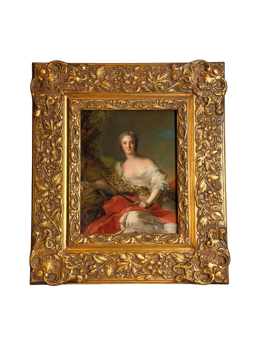 Framed Portrait of Madame Bonnier de la Mosson as Diana Giclee Print