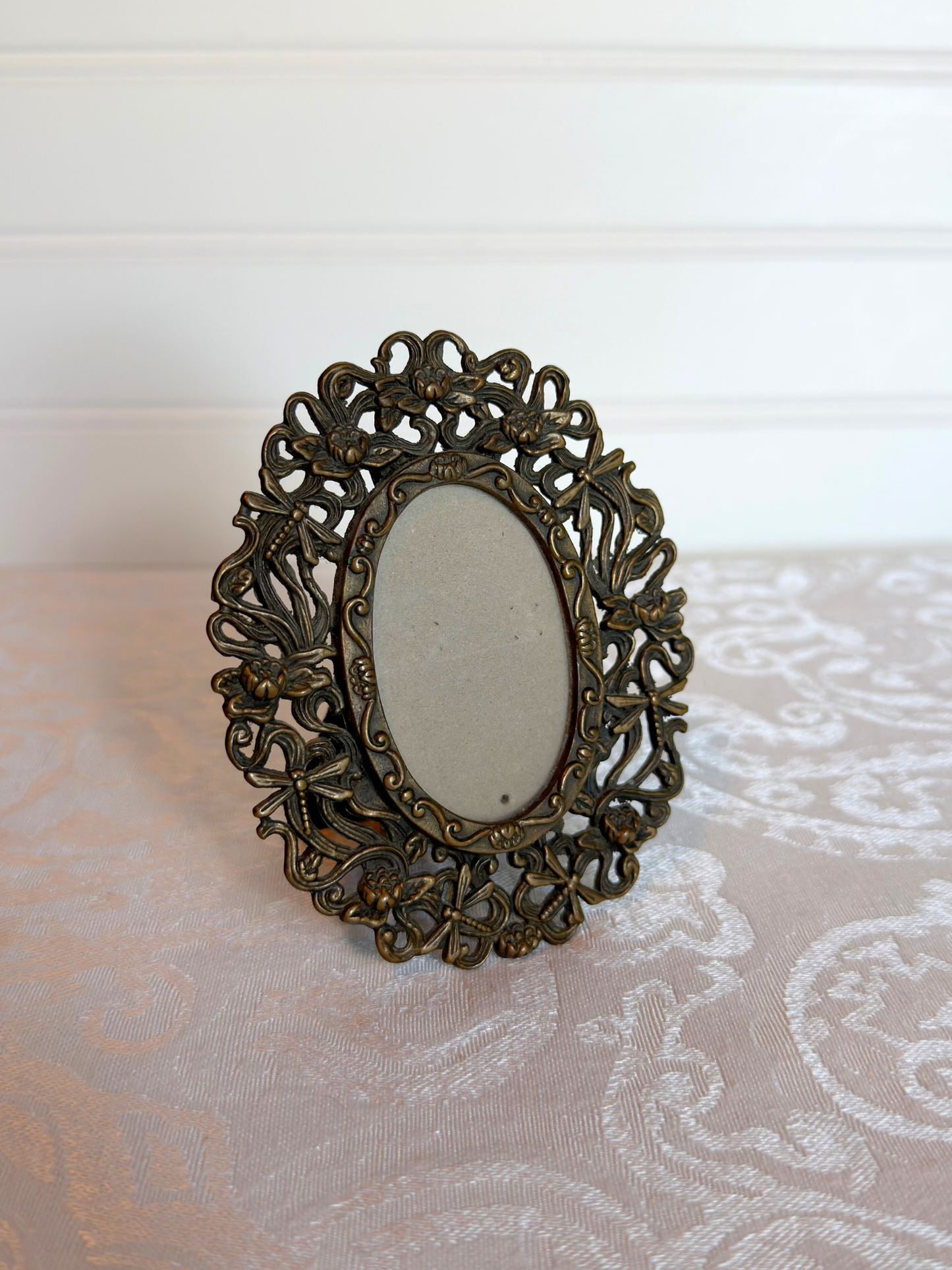 Floral & Dragonfly Tabletop Frame