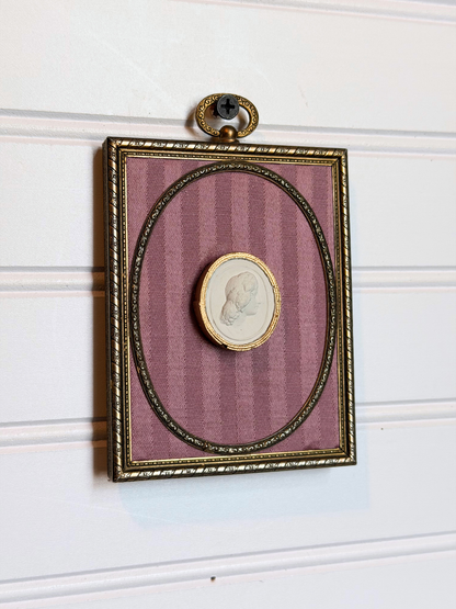 Framed Goddess Melpomene Intaglio