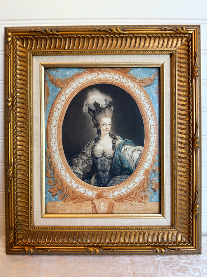 Framed Marie Antoinette Print
