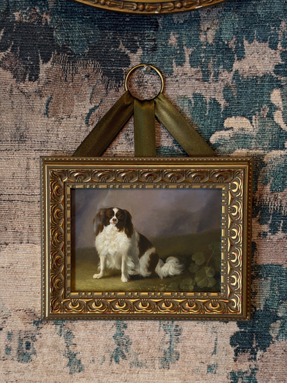 Framed King Charles Spaniel Giclee Print